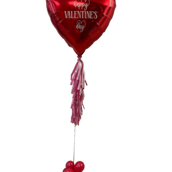 36″ Red Heart Balloon Bouquet
