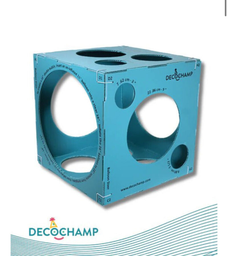 Deco Balloon Cube Sizer 1 ct